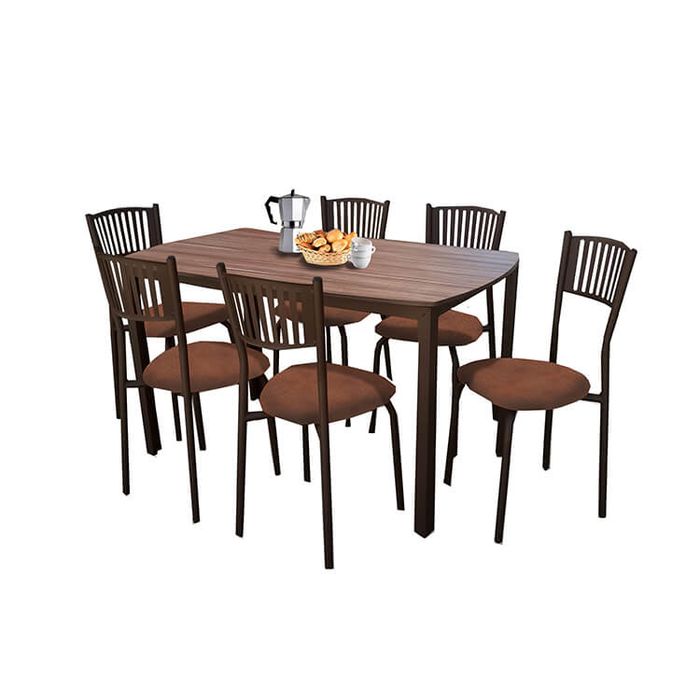 Compra Juego Comedor Top Madera 6 Puestos Ecuamueble 1704 - marcimex Compra Juego Comedor Top Madera 6 Puestos Ecuamueble 1704 - marcimex