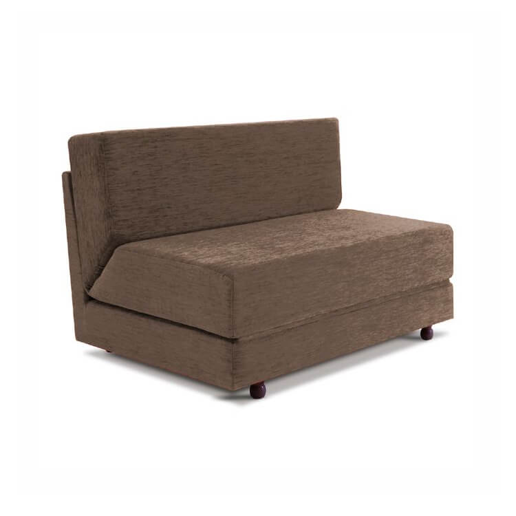 Chaide - Sofacama Top Foam 1 ½ Plazas|Café