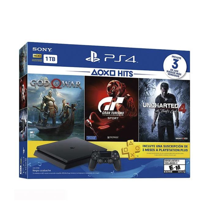 Compra Consola Playstation 4 1t Sony 3 Juegos Físicos