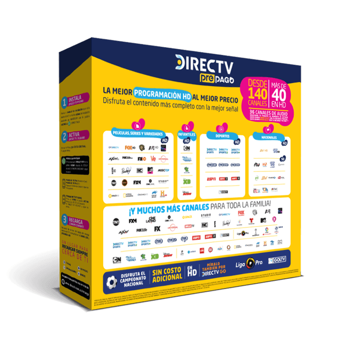 Cómo instalar y activar tu Kit Prepago | DIRECTV® Ecuador