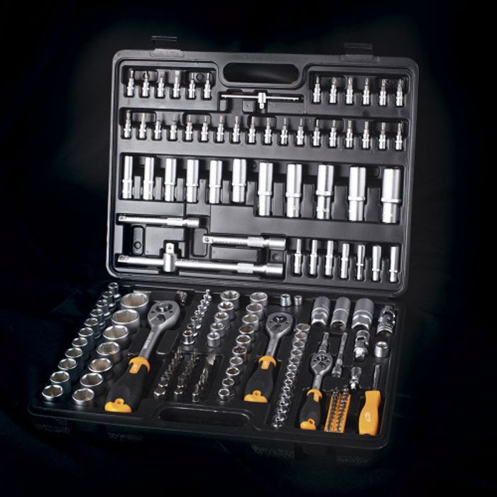 Set Dados Mando Elan Tools 1/4-3/8-1/2 175Pcs