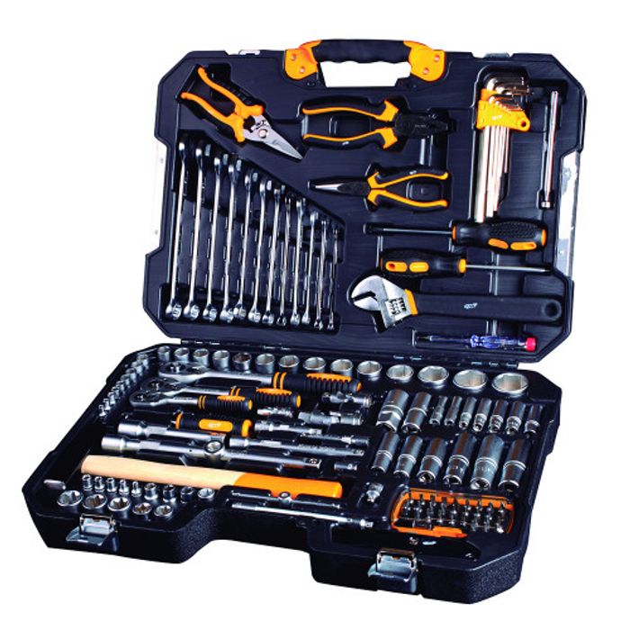 Set Herramientas Mando Elan Tools 1/4-3/8-1/2 131Pc
