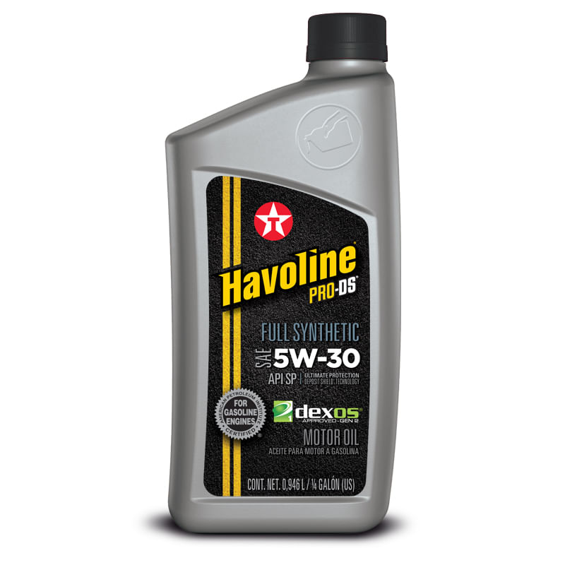 Havoline - Aceite 5w30 Pro DS Full Synthetic 1/4g