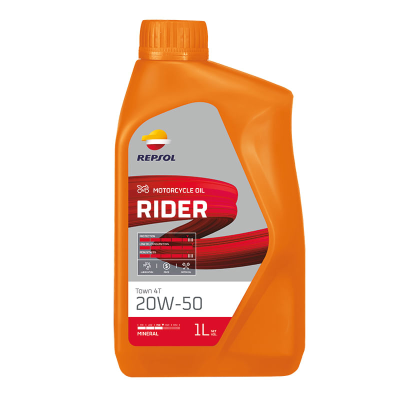 Repsol - Aceite 4t 20w-50 Rider Town 1l