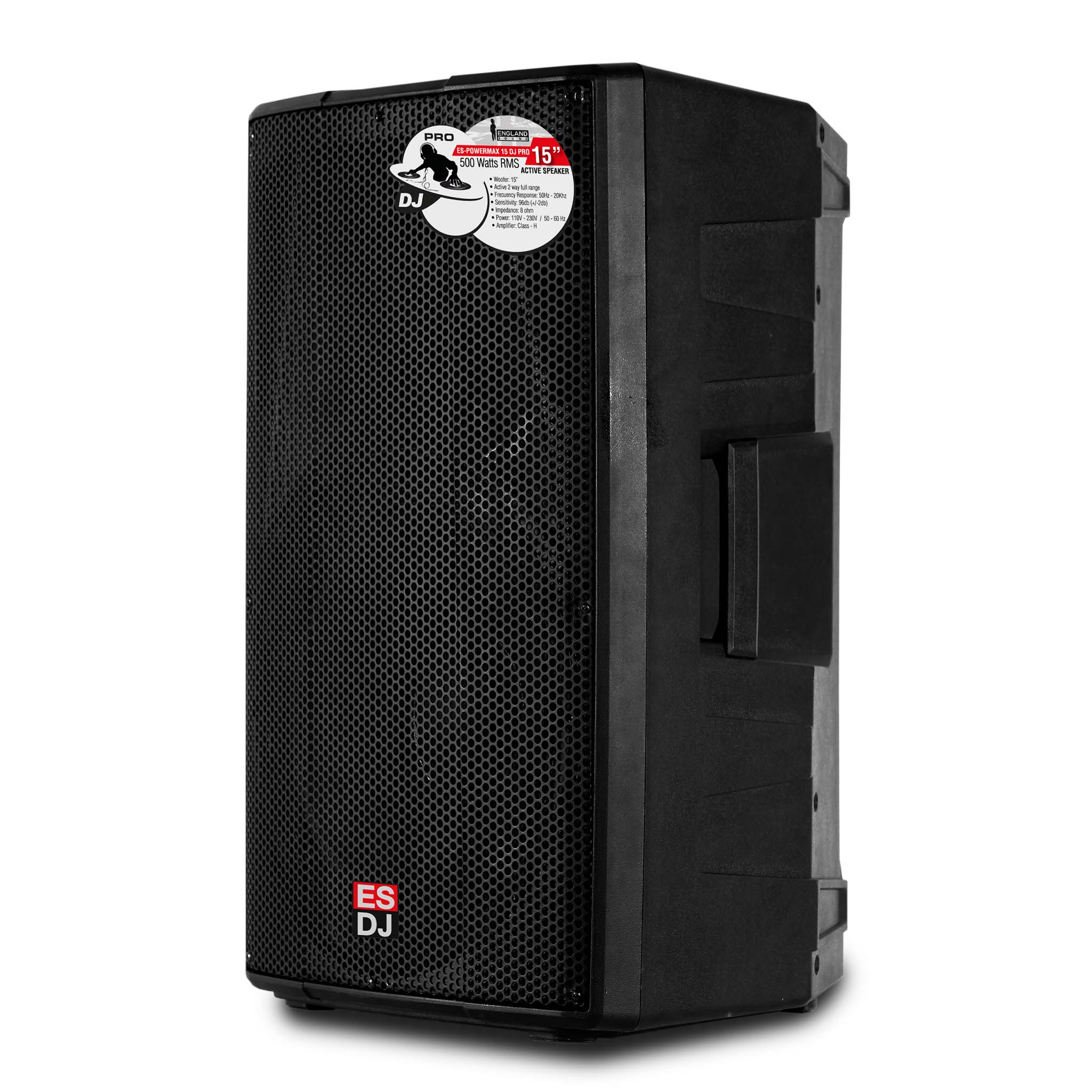 England Sound - Parlante Activo Es-Power Max 15-DJ PRO | Negro