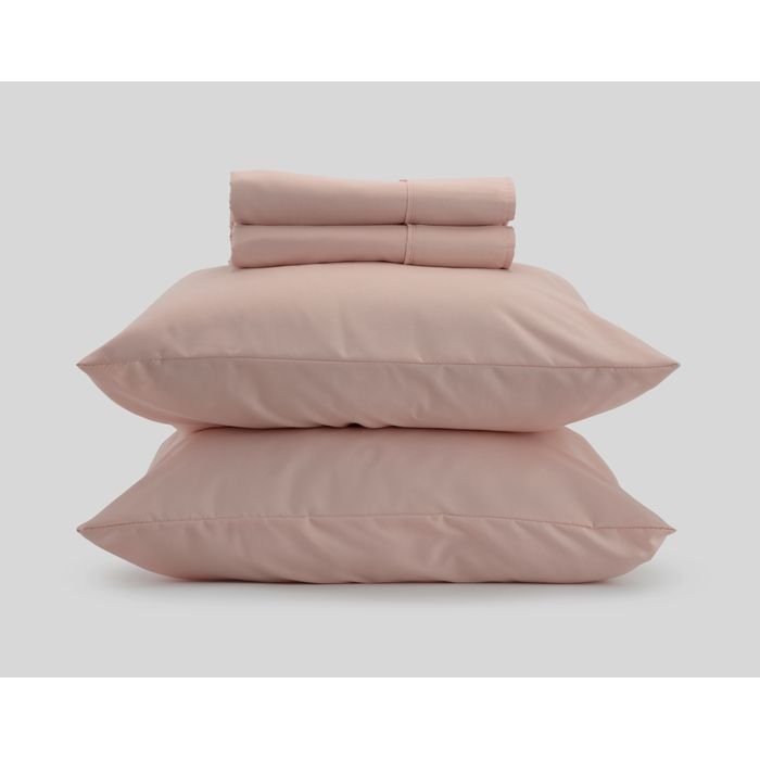 Kalido - Sábana Basics Microfibra Full | Rosa