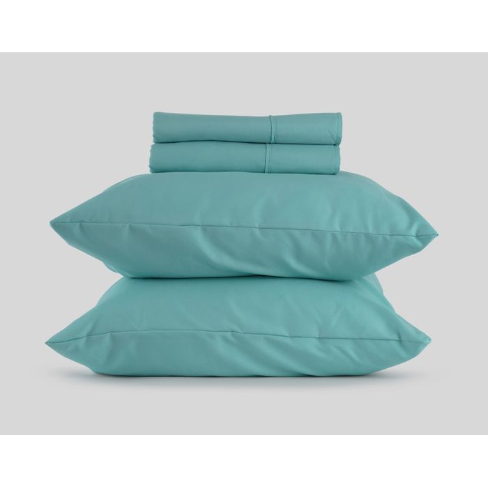 Kalido - Sábana Basics Microfibra Full | Menta