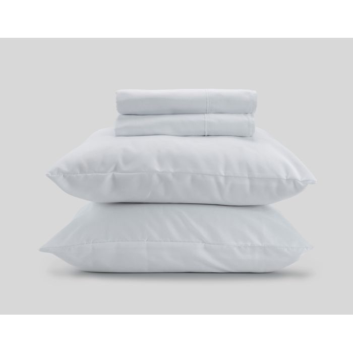 Kalido - Sábana Basics Microfibra Queen | Blanco