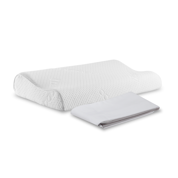 Chaide - Kit Almohada Cervical + Protector | Blanco