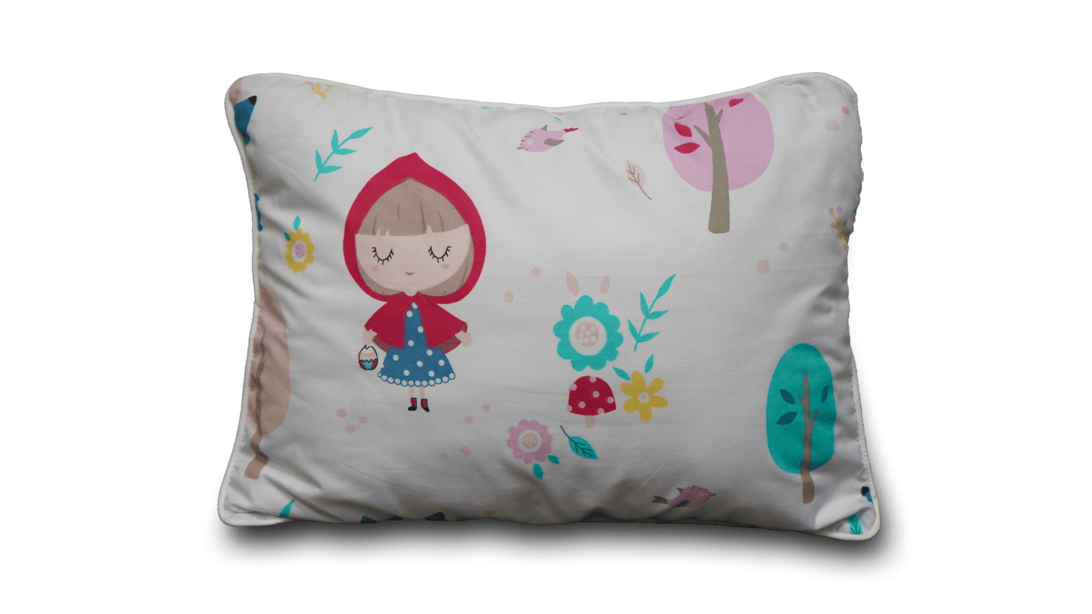 Chaide - Almohada Fibra Kids Niña | Blanco Gatos