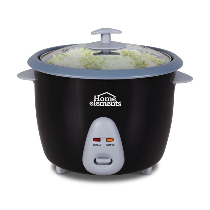 Home Elements - Olla Arrocera HEOA-18N 1.8 Litros| Negro