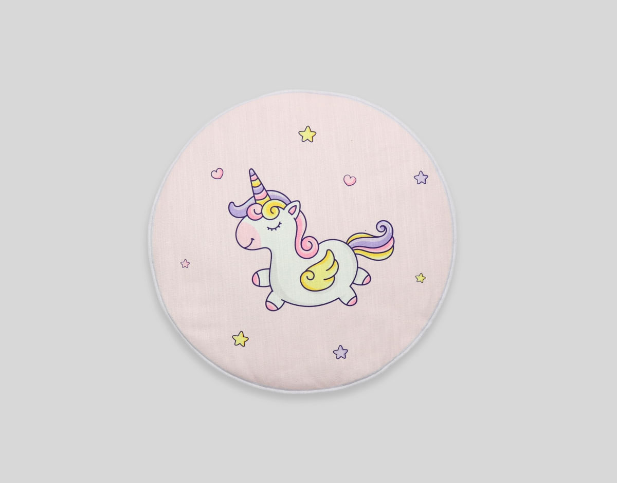 Kalido - Alfombra kids Baby Unicorn  72cm | Rosa