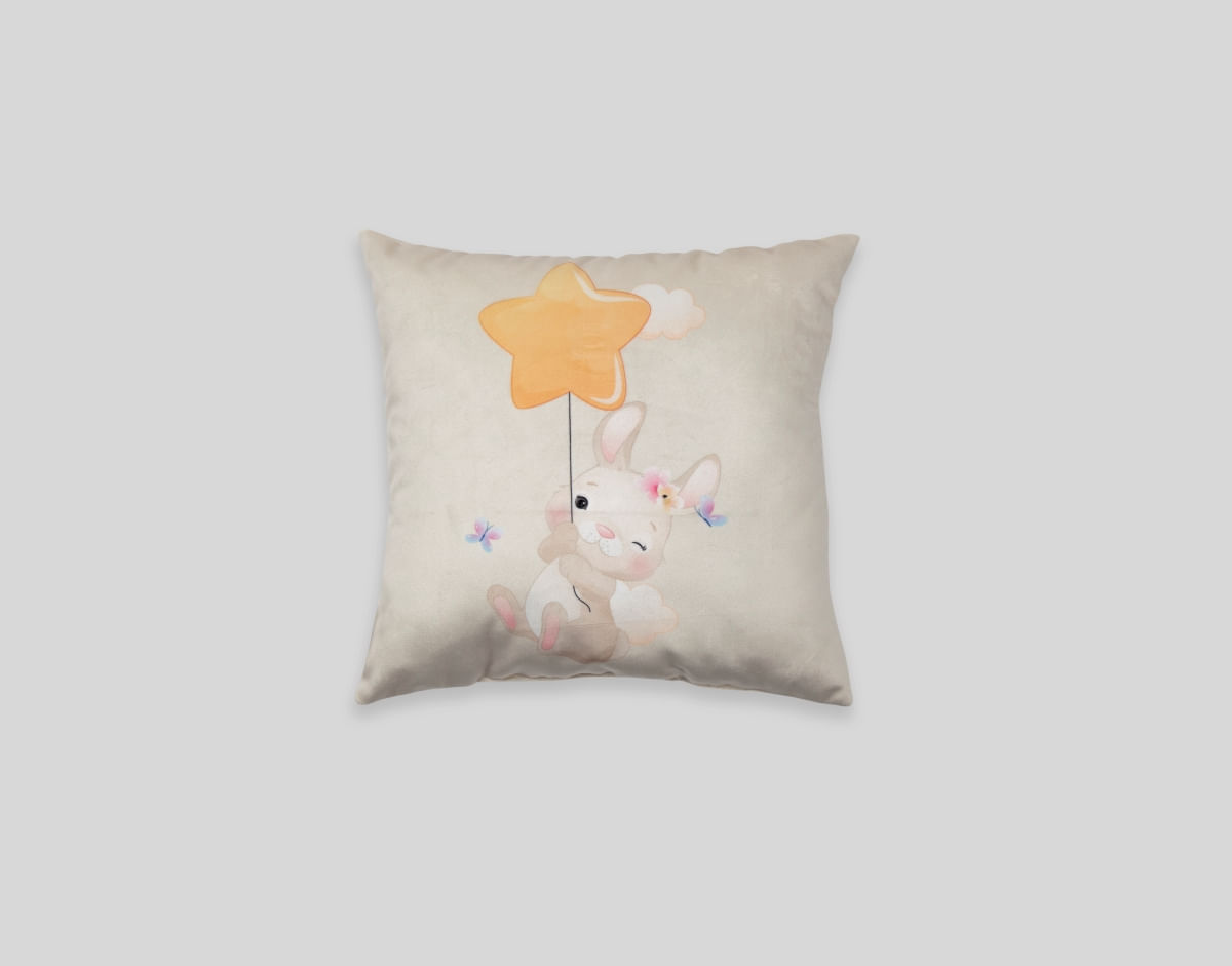 Kalido - Cojín Velvet Dreams Star Coneja | Beige
