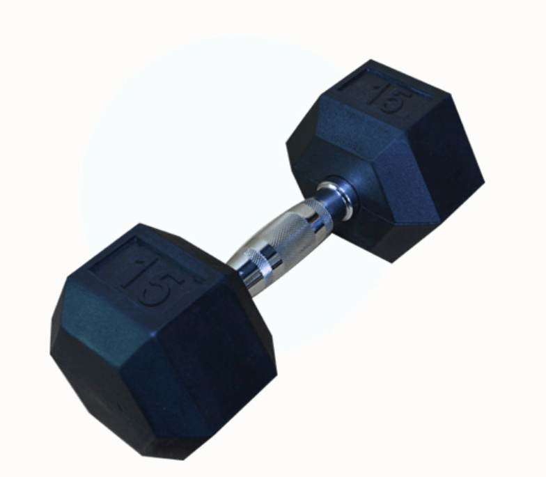 Active Life - Mancuerna Hexagonal Tpu 15LB | Negro