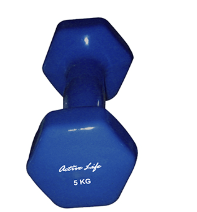 Active Life - Mancuerna Vinil 5KG | Azul