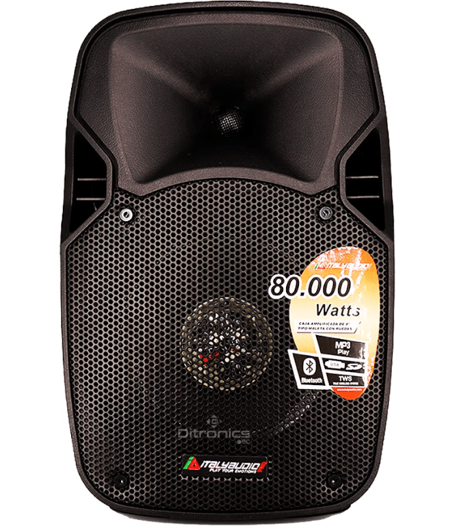 Italy Audio - Parlante Amplificador Meline08 8p | Negro