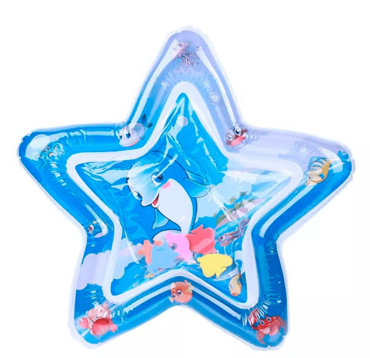 Upale - Alfombra de Agua Playa Estrella Estimulacion Temprana | Celeste