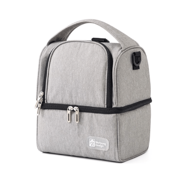 Upale - Bolso Termico para Leche mas 2 Pilas | Gris