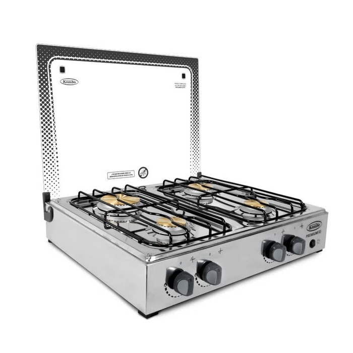 Kombo - Cocineta a gas Premium 4Q| Inox