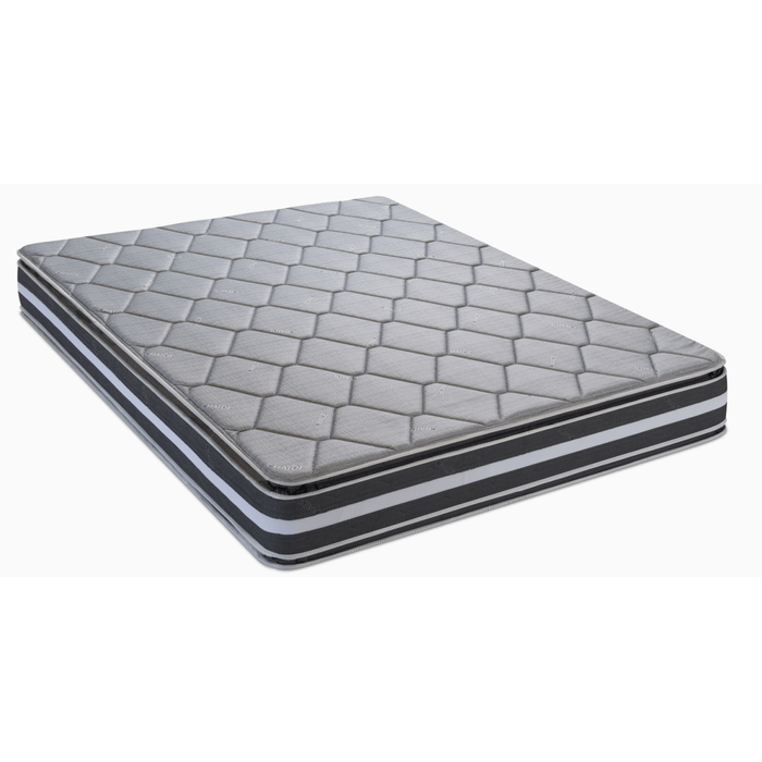 Chaide - Colchón CONTINENTAL-CR/PILLOWTOP 2.5 Plazas | Gris