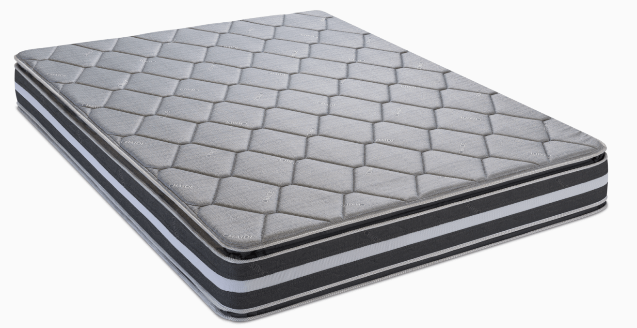Chaide - Colchón CONTINENTAL-CR/PILLOWTOP 2.5 Plazas | Gris