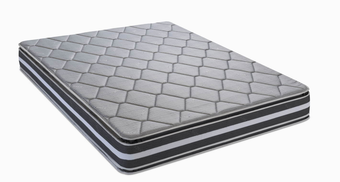 Chaide - Colchón CONTINENTAL-CR/PILLOWTOP 1.5 Plazas | Gris