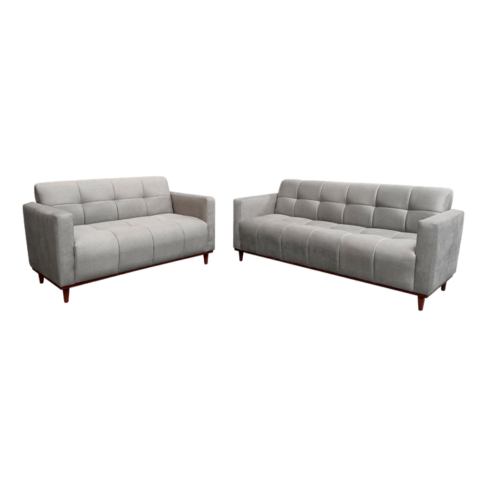 Juego de Sala Mx Muebles 5 Puestos Austin 5P-Pl4027R18 Gris