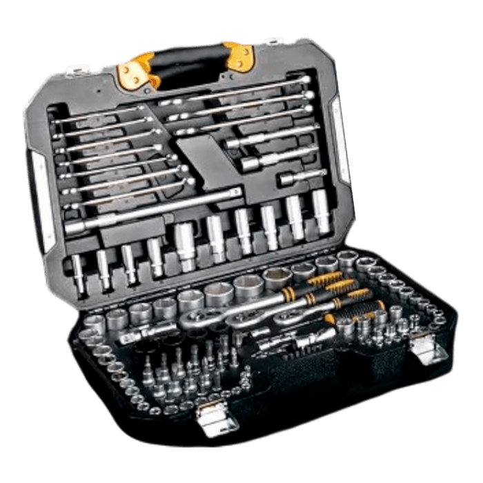 Set Dados Mando Elan Tools 1/4-3/8-1/2 120Pcs
