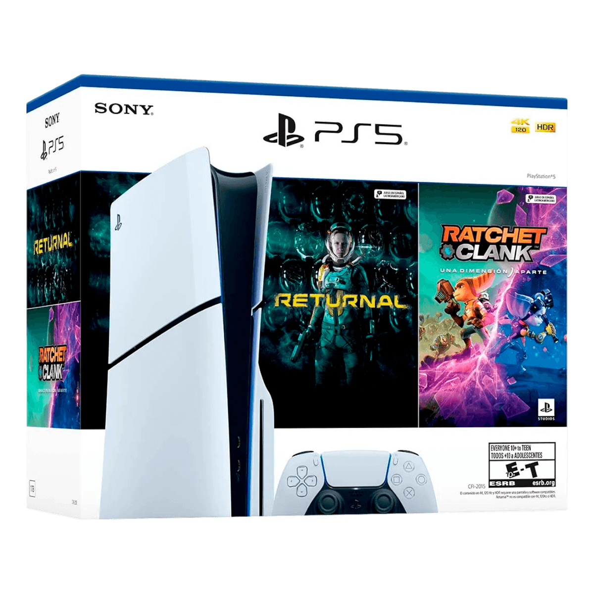 Consola Sony Ps5 Slim Disco 1Tb Combo Ratchet