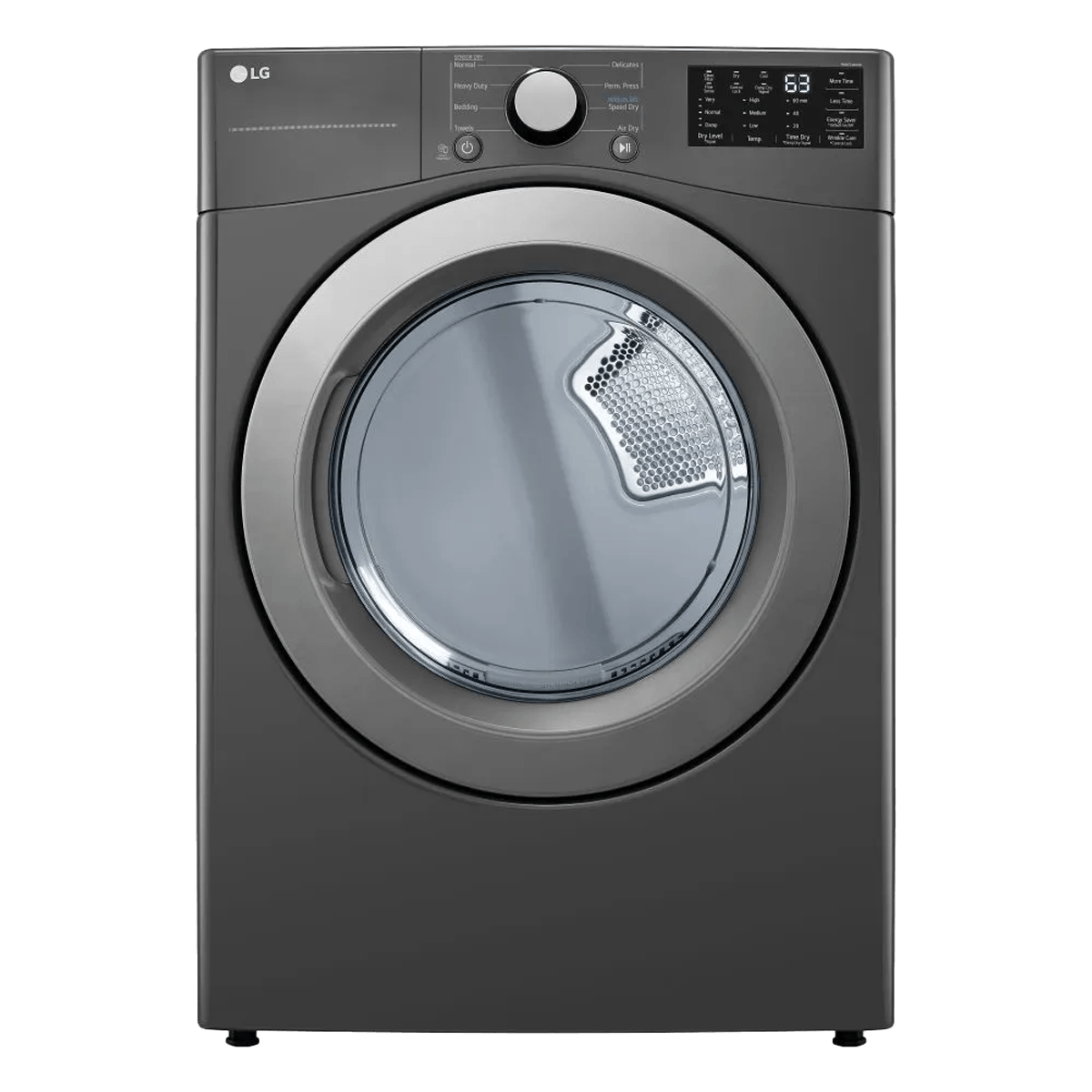 Lg - Secadora a Gas Carga Frontal DF50MV2S6W 25KG | Negro