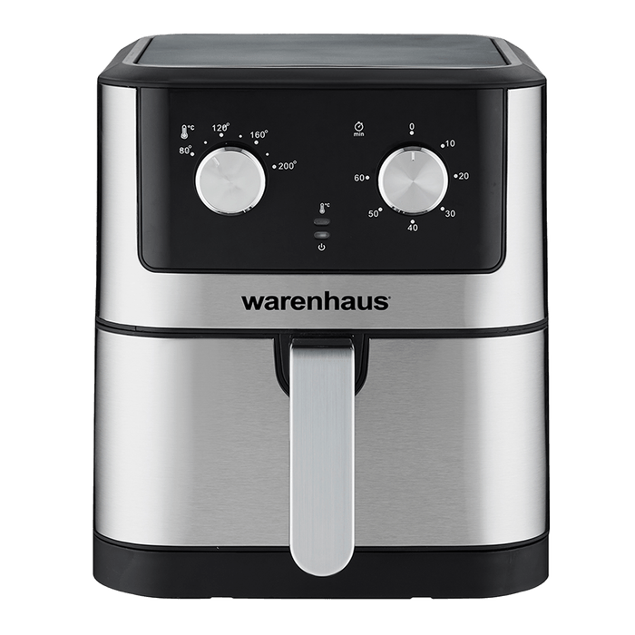 Freidora de Aire Warenhaus 6L Metálica 6 Lts Silver