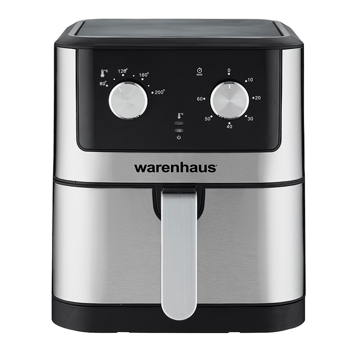 Freidora de Aire Warenhaus 6L Metálica 6 Lts Silver