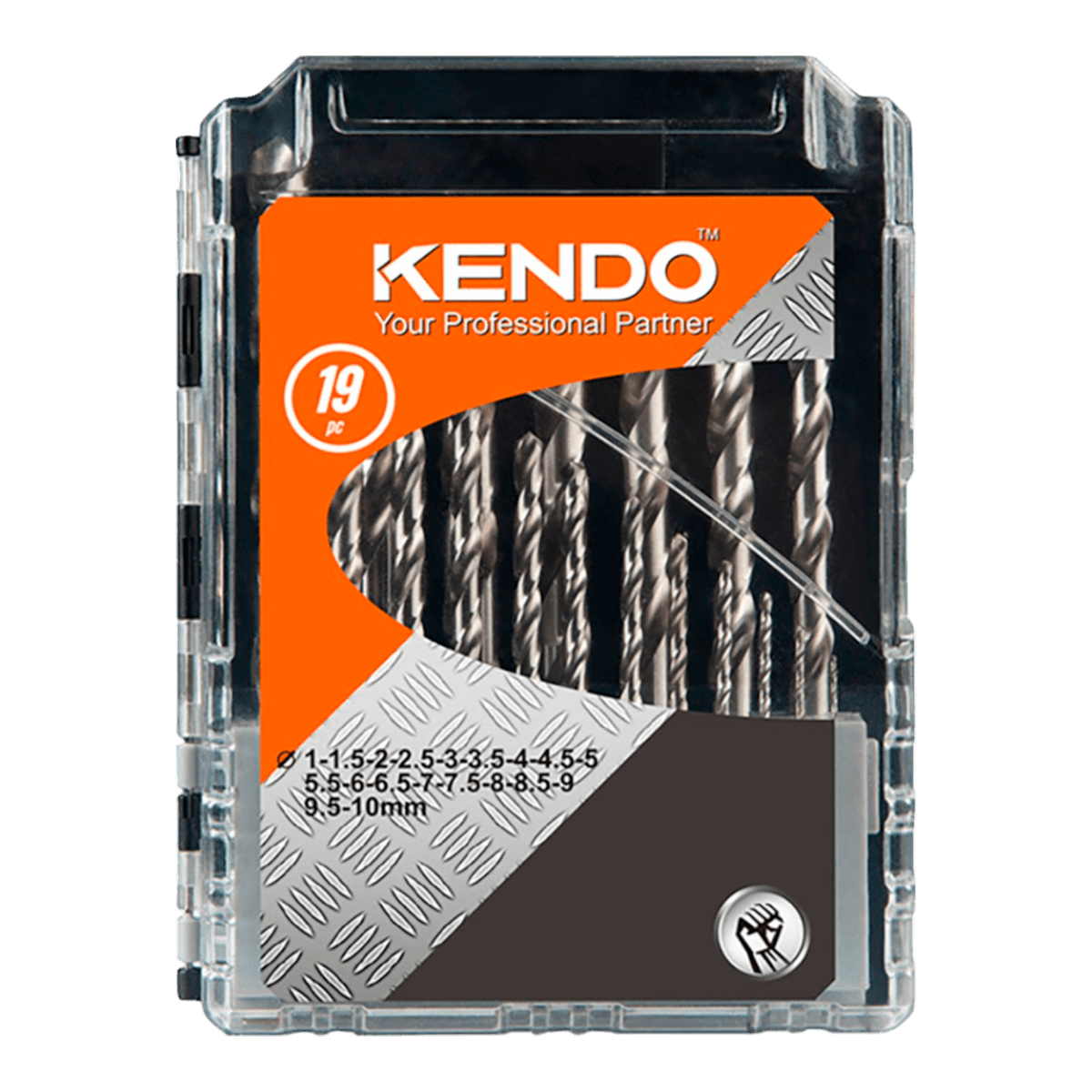 Juego de Brocas Kendo Hss Metal Ø1Mm-10Mm Kendo 19Pz