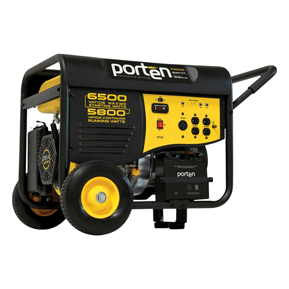 Generador Eléctrico a Gasolina Porten Pg6500Et