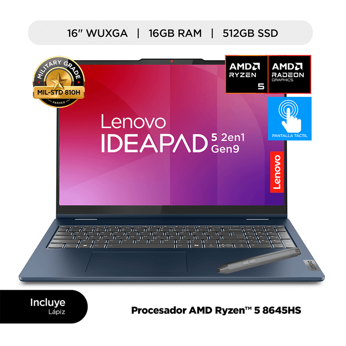 Laptop Lenovo R5-8645Hs Nb Ip 5 16Ahp9 R5-8Hs - 16" | 16/512GB