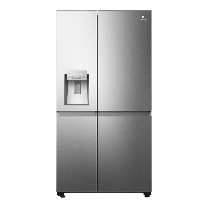 Indurama - Refrigeradora  RI 790 Cromado  | 669 Litros
