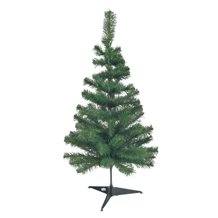 Árbol de Navidad Pvc Sencillo 90Cm Verde