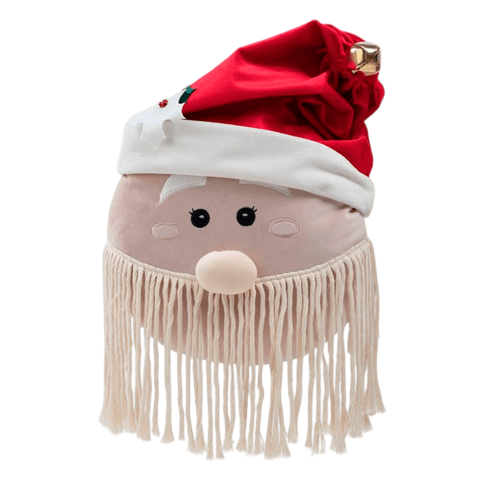 Cojín Noche Buena Cara De Noel Forma