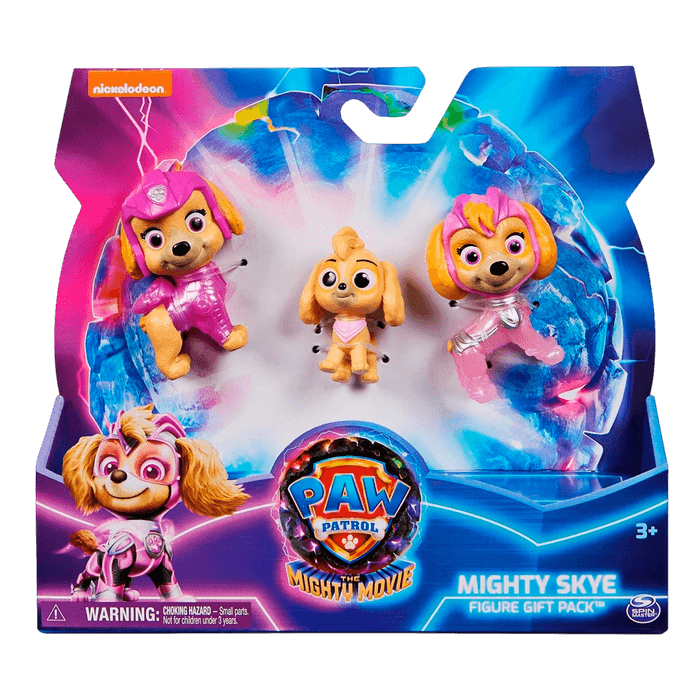 Pack X3 Figuras Paw Patrol -Mighty