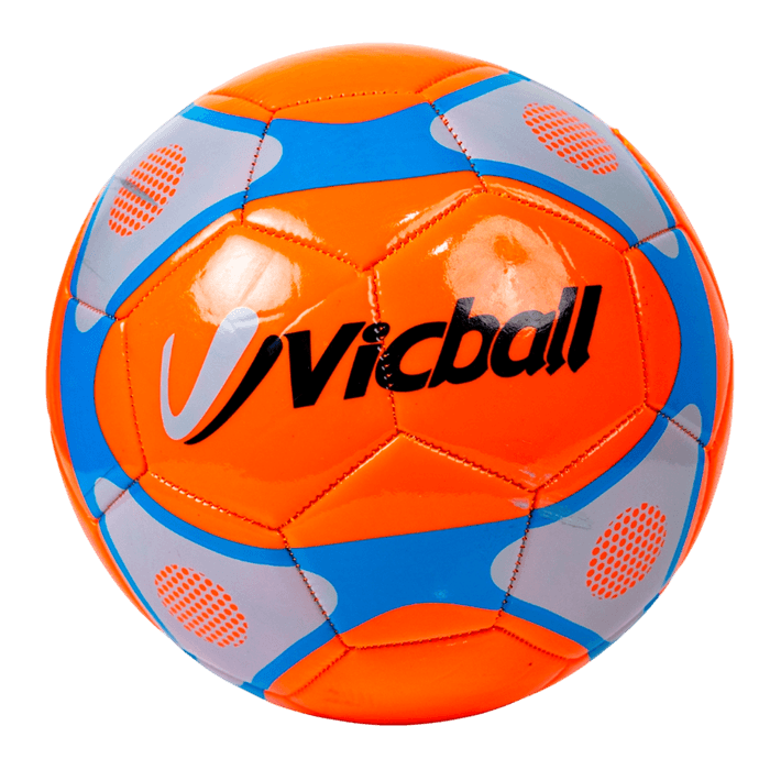 Pelota de Futbol #5 Naranja/Celeste/Gris