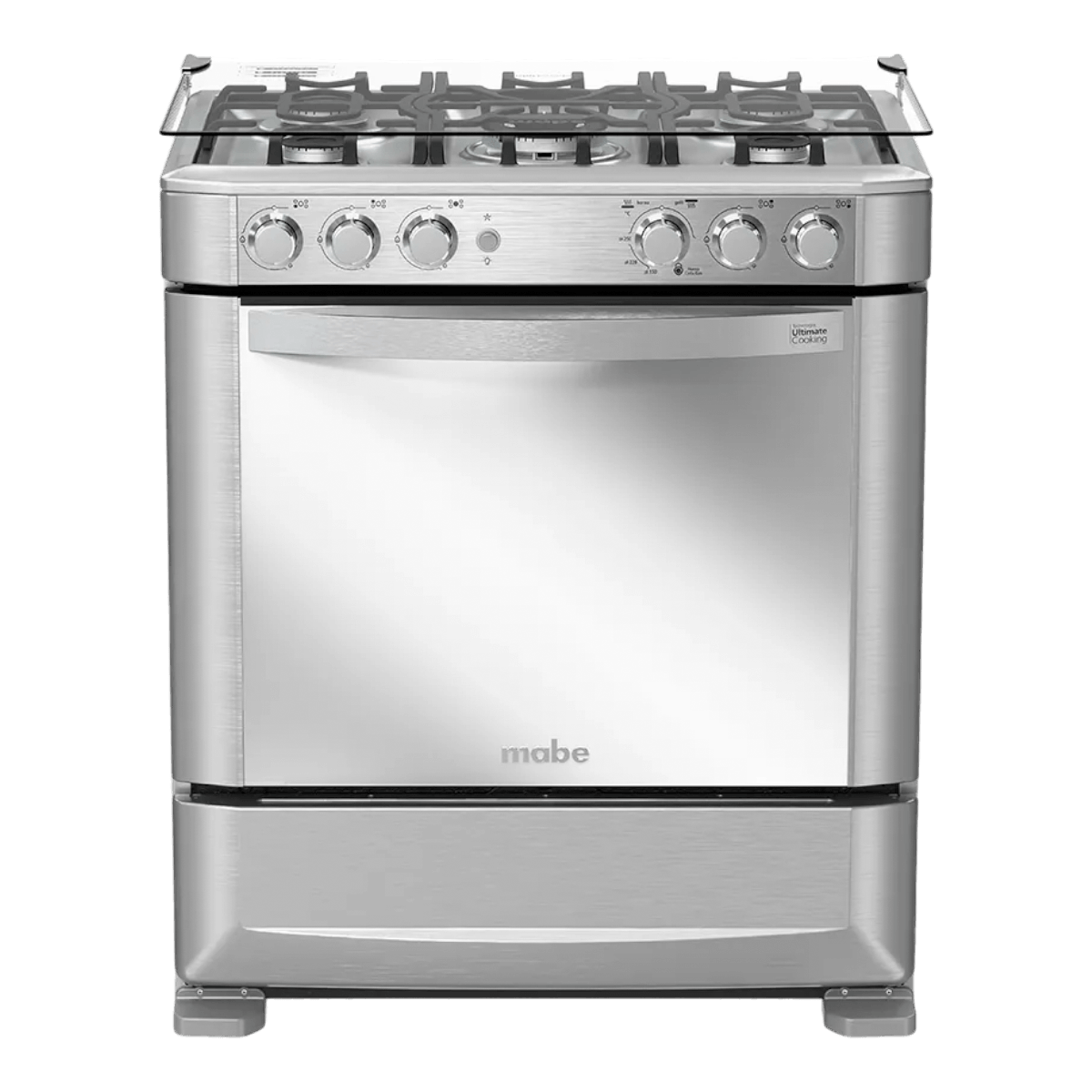 Mabe - Cocina a gas EM7625FX0 5Q | Inox