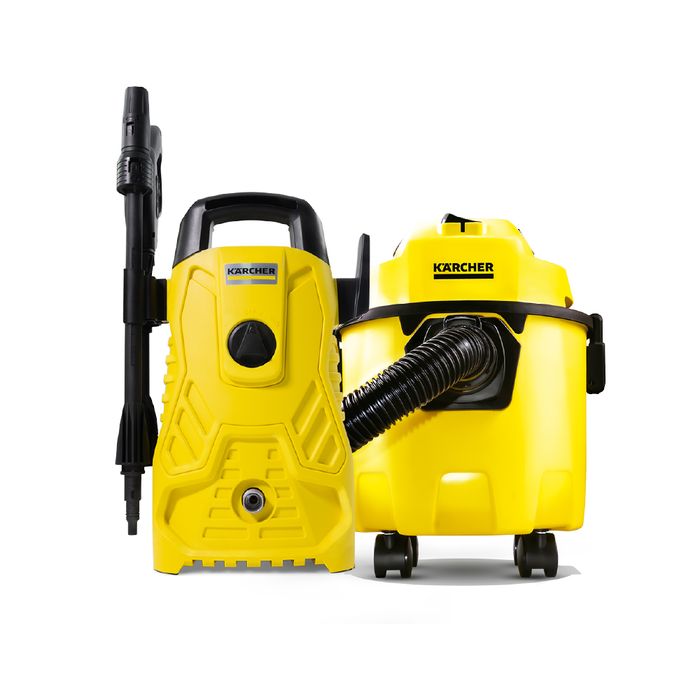 Combo Karcher Aspiradora WDL1 + Hidrolavadora K Compacta