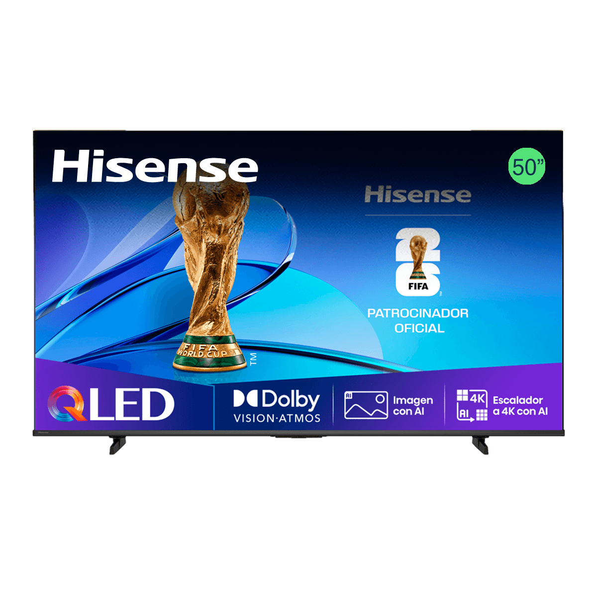 Televisor Hisense Qled Hs-Qled 50Q6Qv Negro 50"