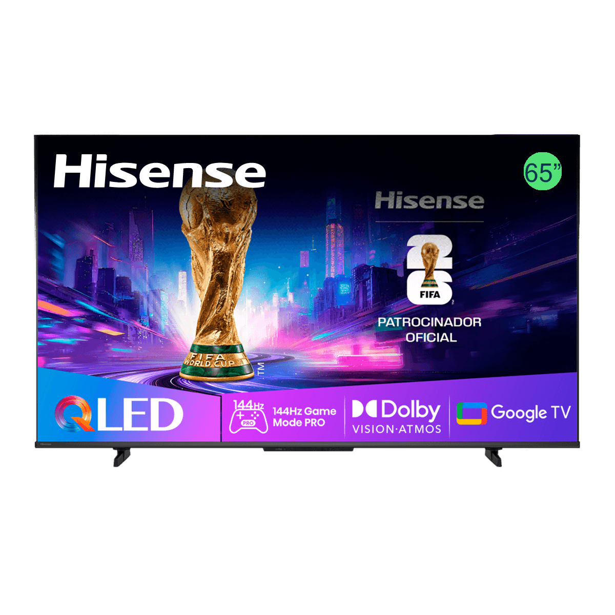 Televisor Hisense Qled Hs-Qled 65Q7Qg Negro 65"