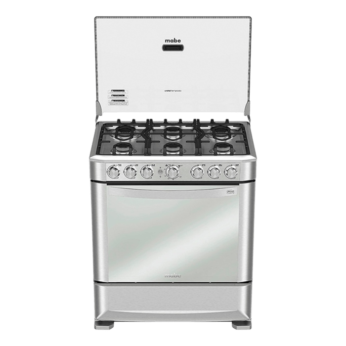 Mabe - Cocina a gas 76cm EM7630FX0 | Acero Inoxidable