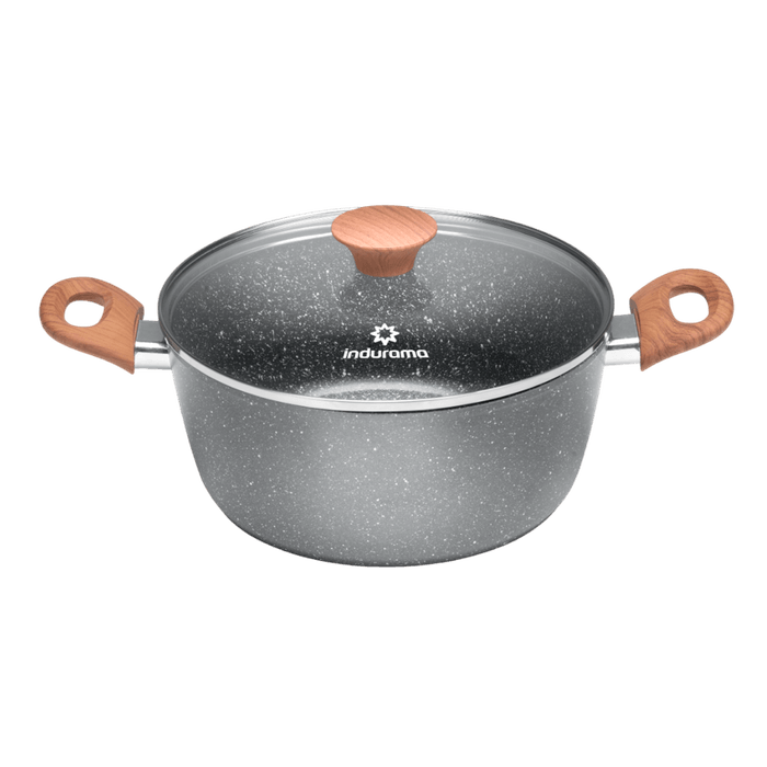 Olla Normal Indurama Essenza Ioieg24Cm25 C/T 2Pzs Gris