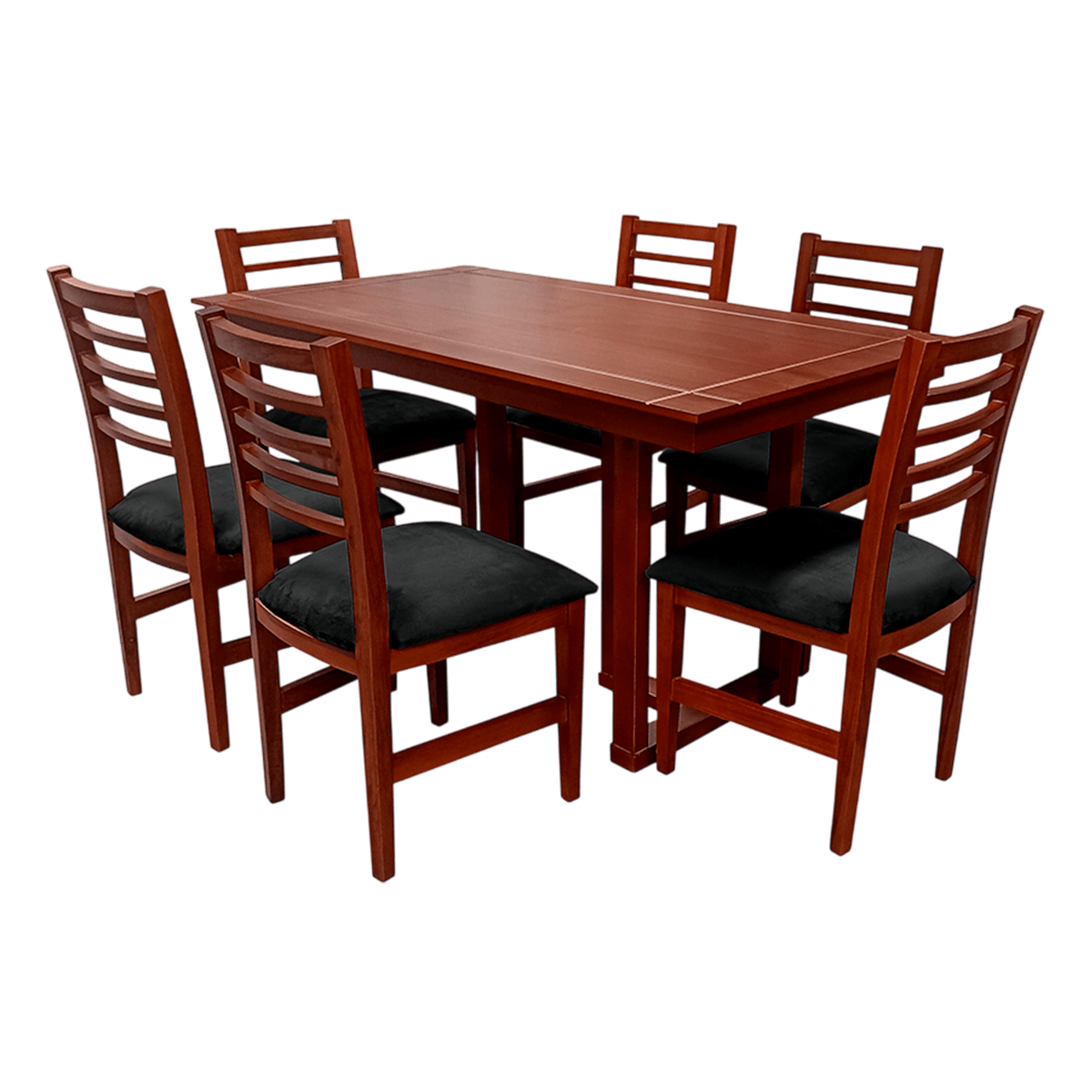 Juego de Comedor Dallas 6P-R31 Mx Muebles 6P Grisos