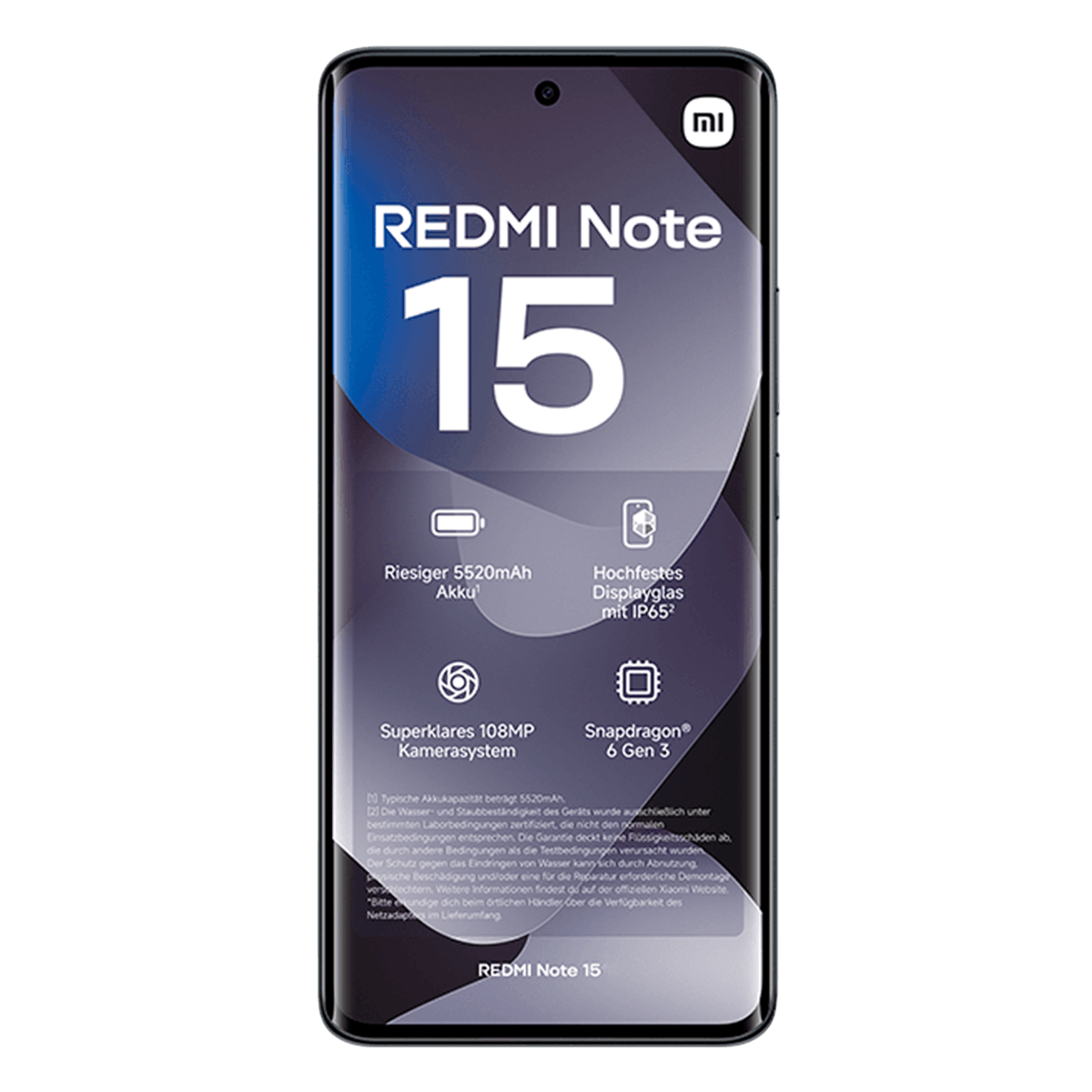 Celular Xiaomi Redmi Note 15 - 8/256GB Negro