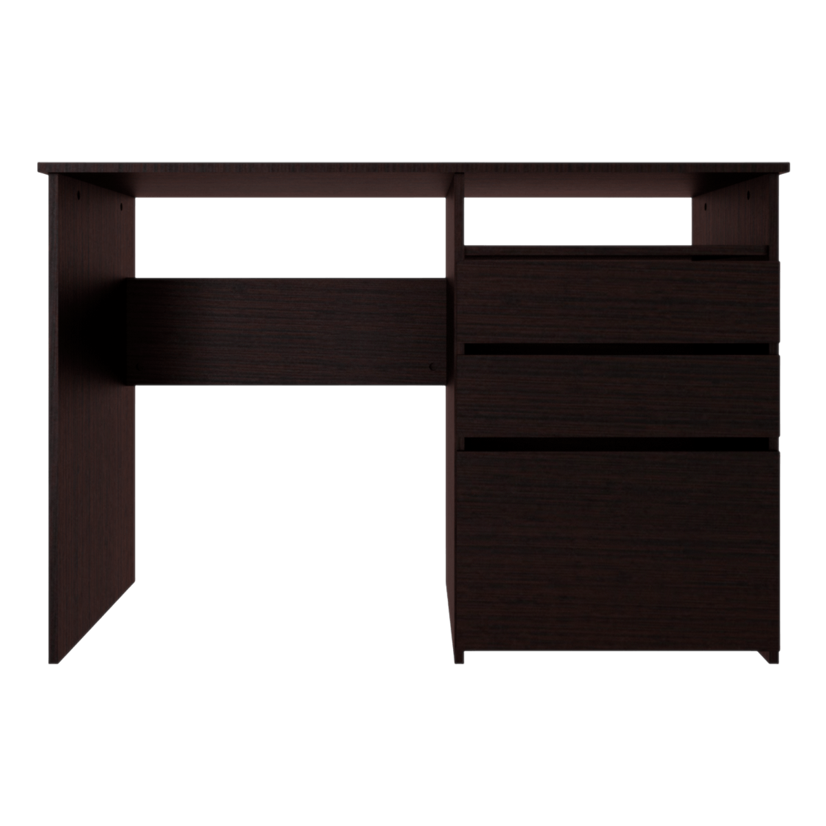 Escritorio Mueble Fácil E3W100 3C Café Oscuro