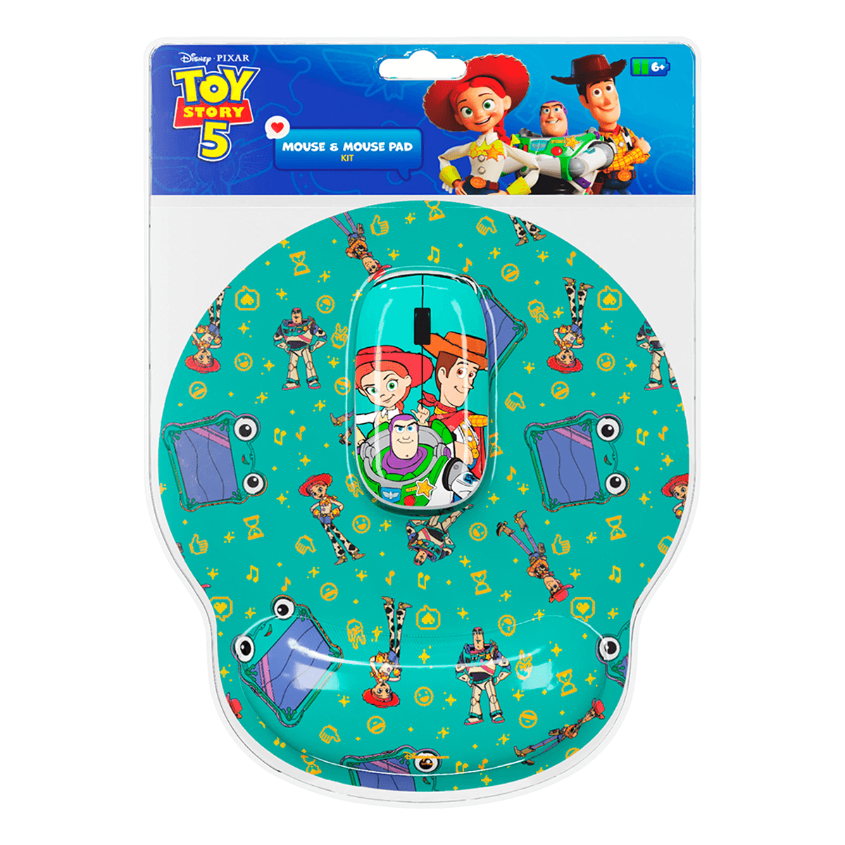 Mouse Xtech Xtm-Dkt5Ts + Alfom Toy Story Multicolor